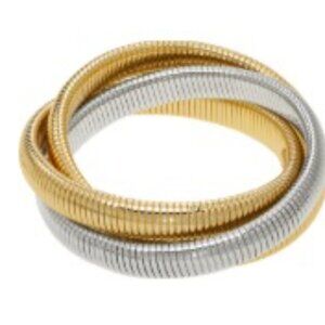 Janis Savitt Triple Cobra Bracelet